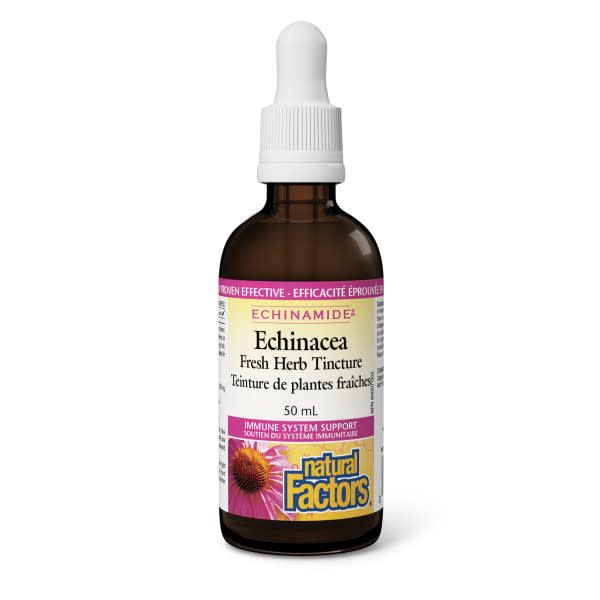 NATURAL FACTORS ECHINAMIDE ANTI-COLD FRESH HERB TINCTURE 50ML