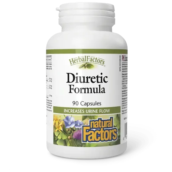 NATURAL FACTORS DIURETIC FORMULA 90 CAPS