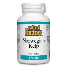 NATURAL FACTORS NORWEGIAN KELP 575MG 180 TABS