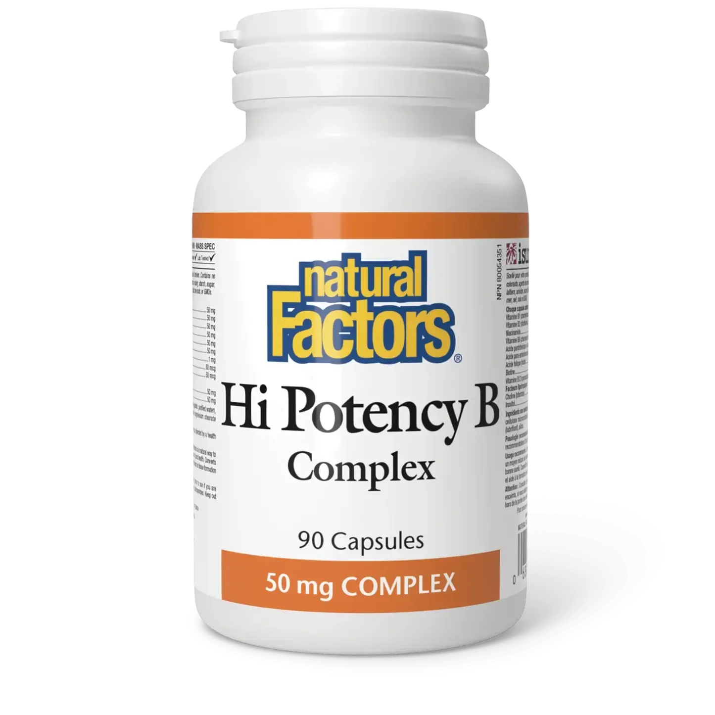 NATURAL FACTORS HI POTENCY B COMPLEX 90 CAPS