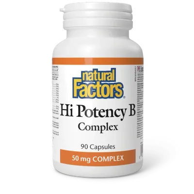 NATURAL FACTORS HI POTENCY B COMPLEX 90 CAPS