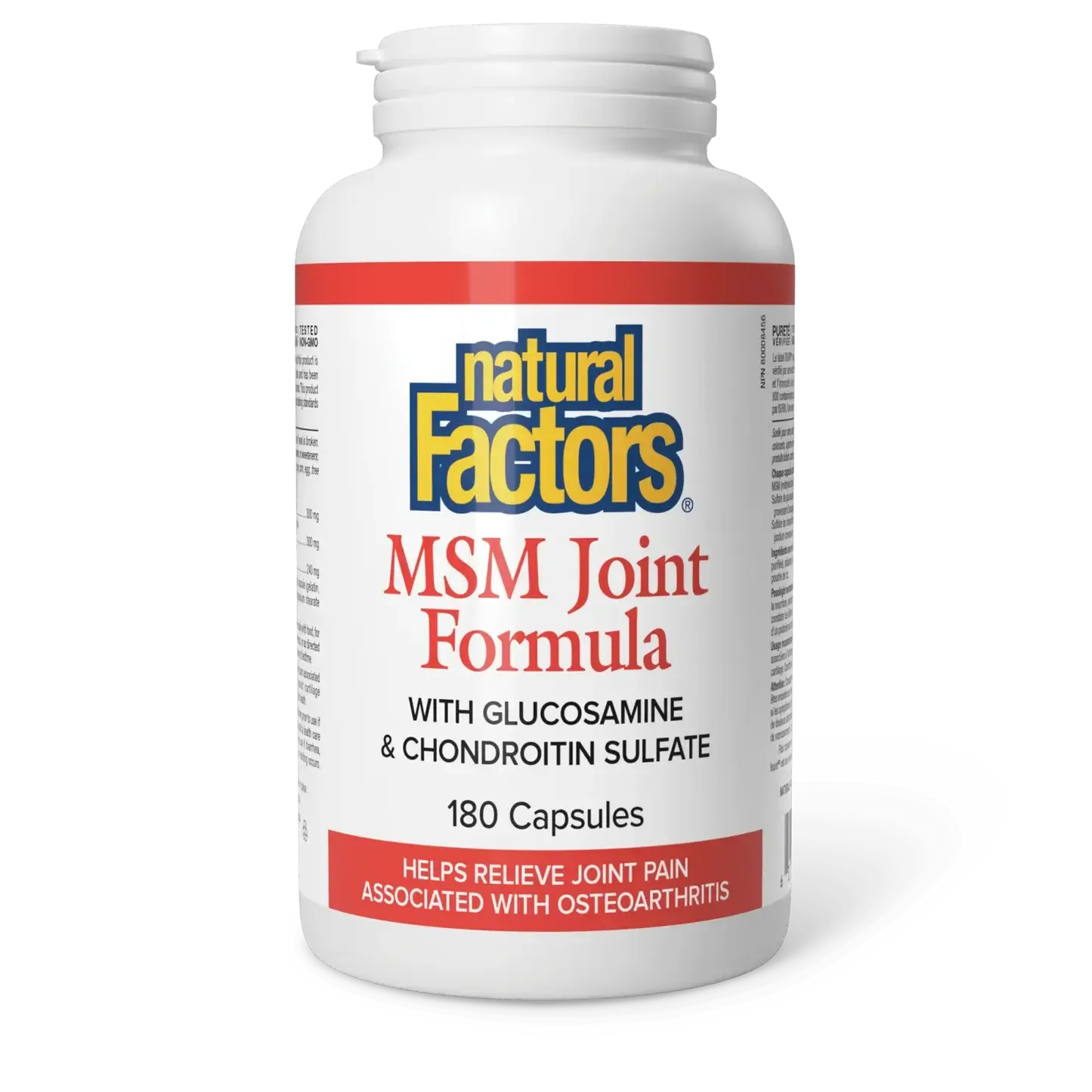NATURAL FACTORS MSM JOINT FORMULA 180CAPS