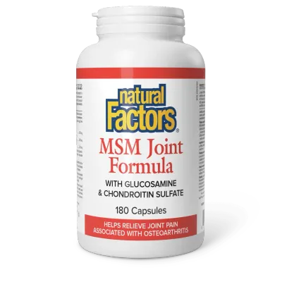 NATURAL FACTORS MSM JOINT FORMULA 180CAPS