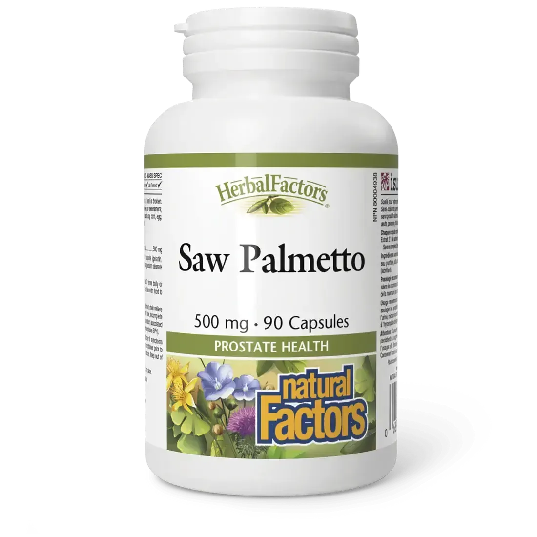 NATURAL FACTORS SAW PALMETTO (500MG) 90 CAPS