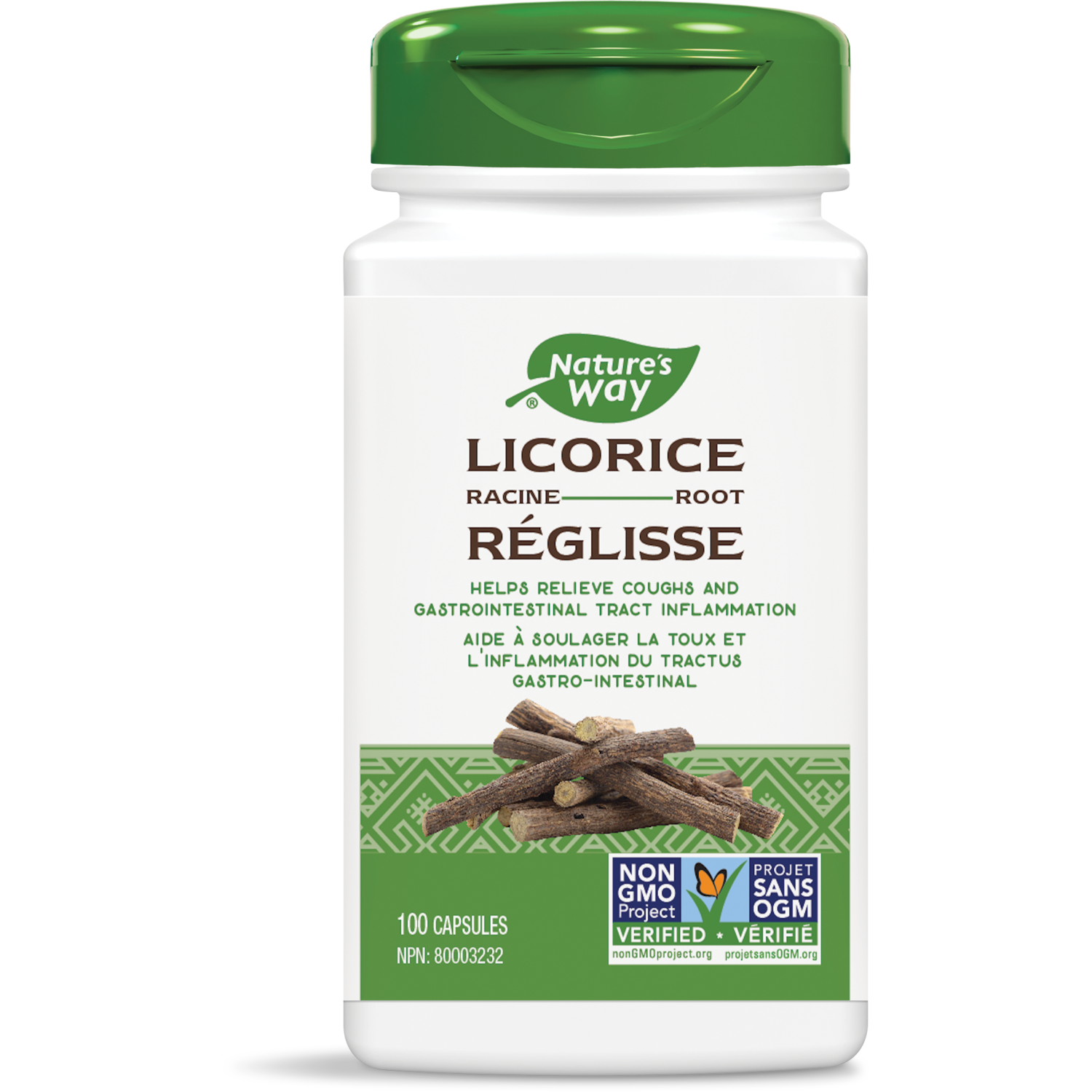 NATURE'S WAY LICORICE ROOT 100 CAPS