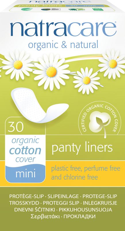 NATRACARE PANTY LINERS-MINI - NO WINGS 30 COUNT