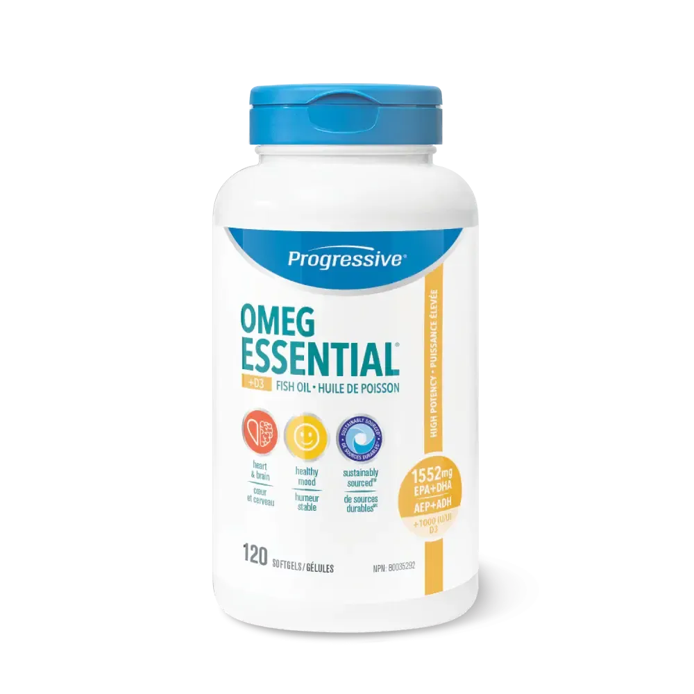 PROGRESSIVE OMEGESSENTIAL +D 120 SOFTGELS