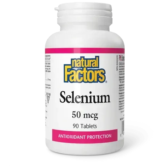 NATURAL FACTORS SELENIUM CHELATE 50MCG 90 TABS