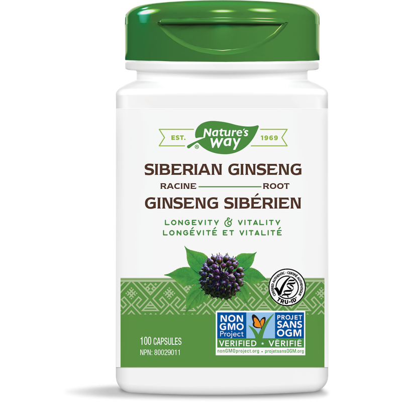 NATURE'S WAY SIBERIAN GINSENG 100 CAPS