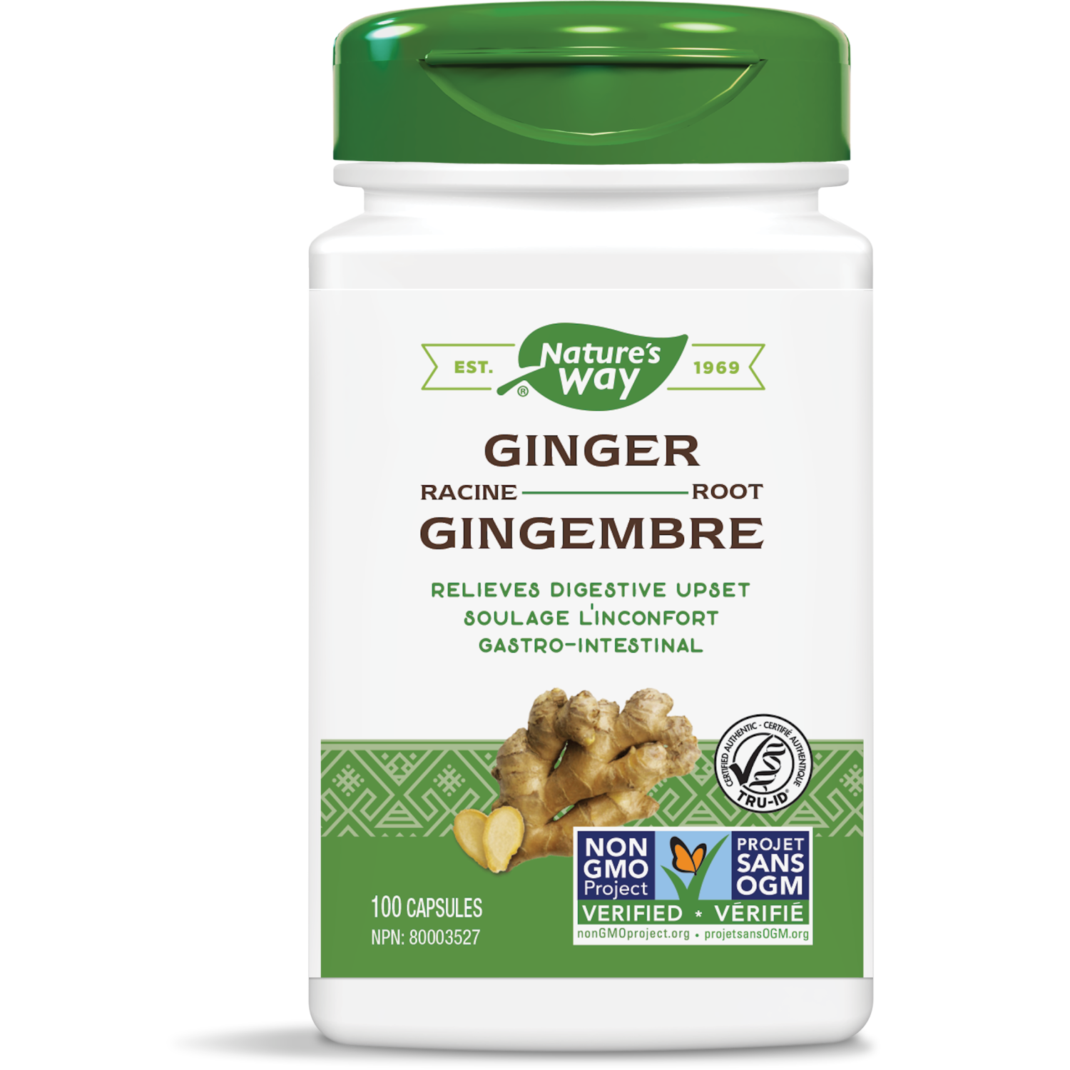 NATURE'S WAY GINGER ROOT (550MG) 100 CAPS