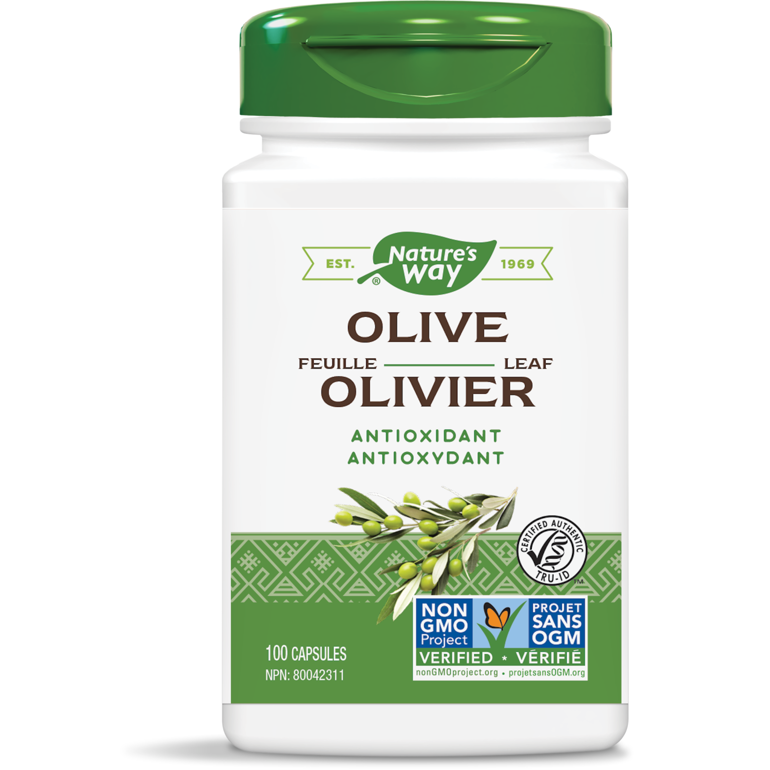 NATURE'S WAY OLIVE LEAF 100 CAPS