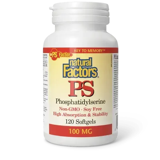 NATURAL FACTORS PS PHOSPHATIDYLSERINE 100MG 120 SOFTGELS