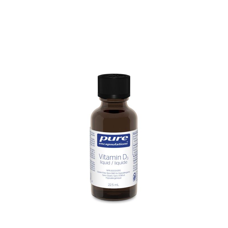 PURE ENCAPSULATIONS VITAMIN D3 LIQUID (1000IU) 22.5ML