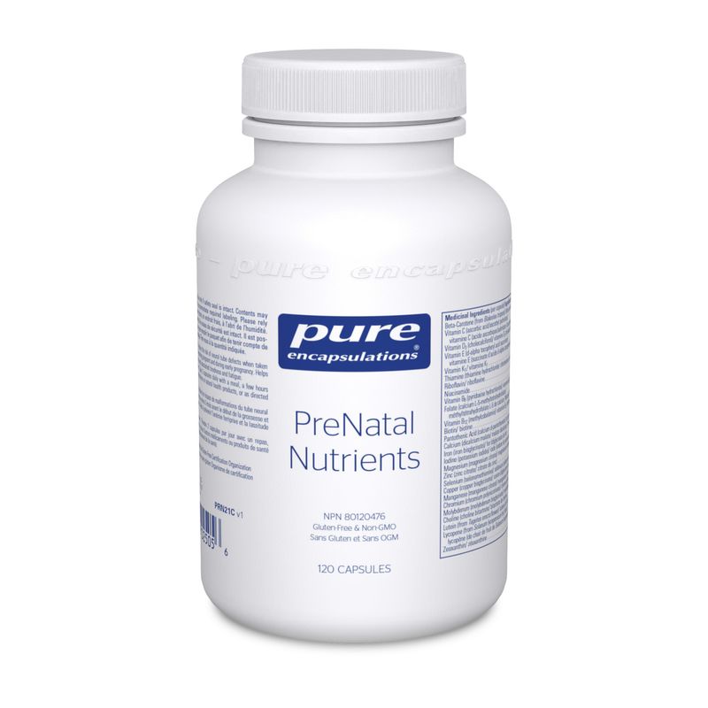 PURE ENCAPSULATIONS PRENATAL NUTRIENTS 120 VEGICAPS