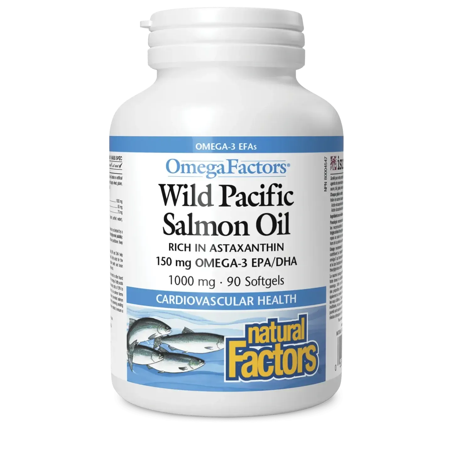 NATURAL FACTORS WILD PACIFIC SALMON OIL 90 SOFTGELS