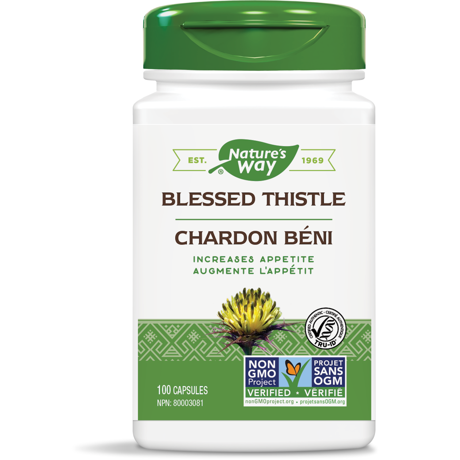 NATURE'S WAY BLESSED THISTLE (390MG) 100 VEGICAPS