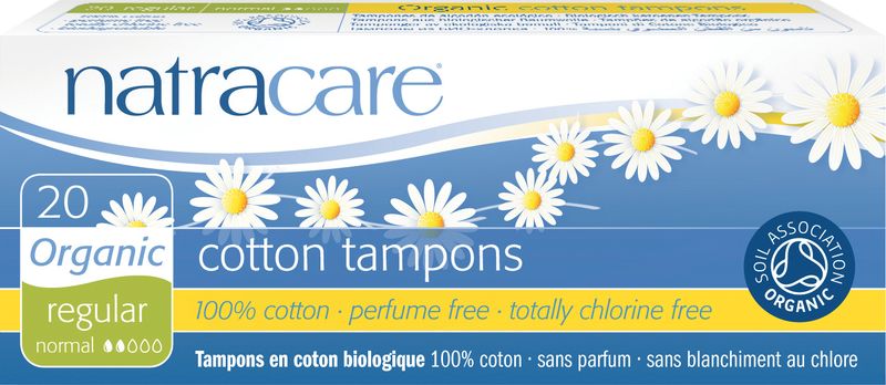 NATRACARE TAMPONS - REGULAR - NO APPLICATOR 20 COUNT