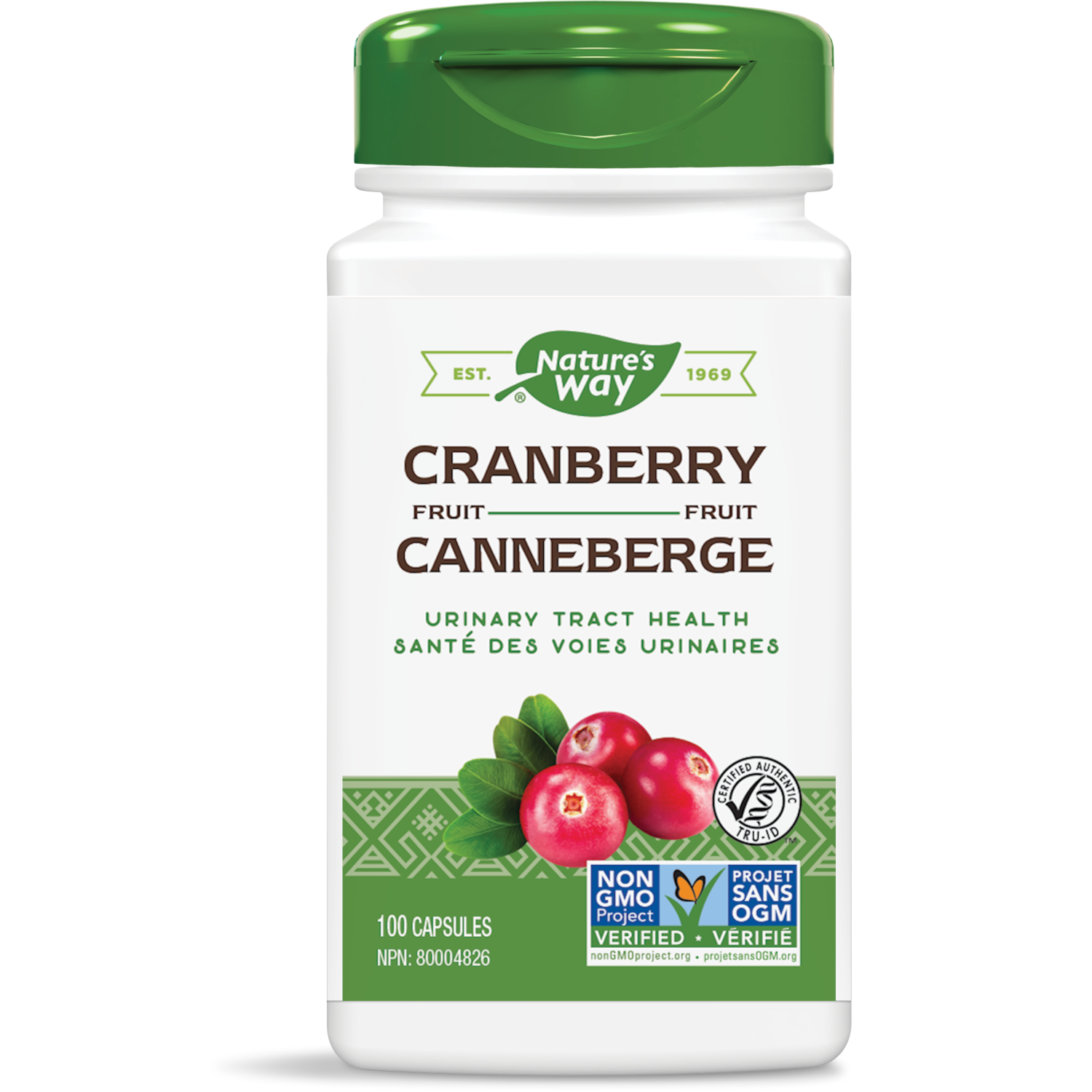 NATURE'S WAY CRANBERRY FRUIT 100 VEGICAPS