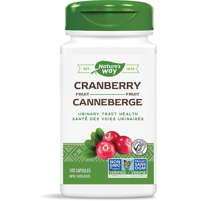 NATURE'S WAY CRANBERRY FRUIT 100 VEGICAPS