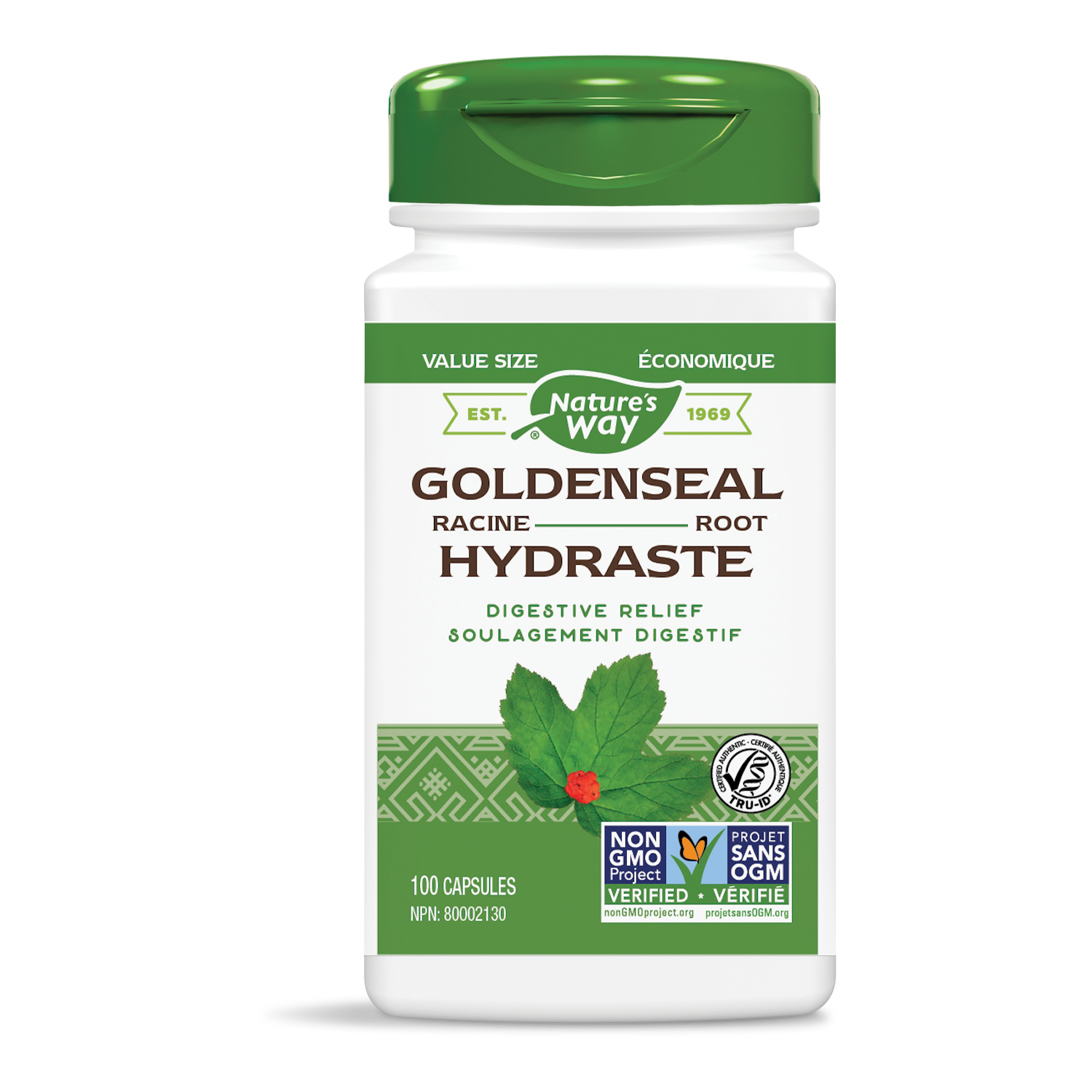 NATURE'S WAY GOLDENSEAL ROOT 100 CAPS