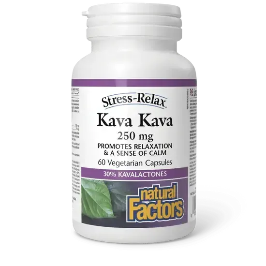NATURAL FACTORS KAVA KAVA 250MG 60 VEGICAPS