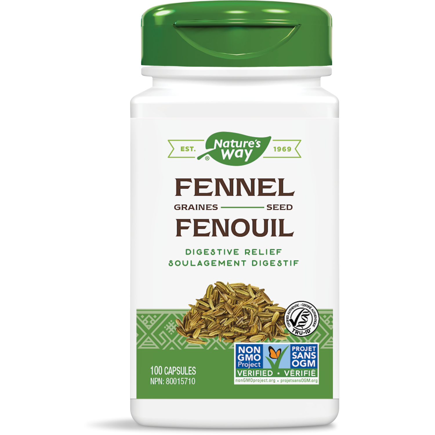 NATURE'S WAY FENNEL SEED 100 CAPS