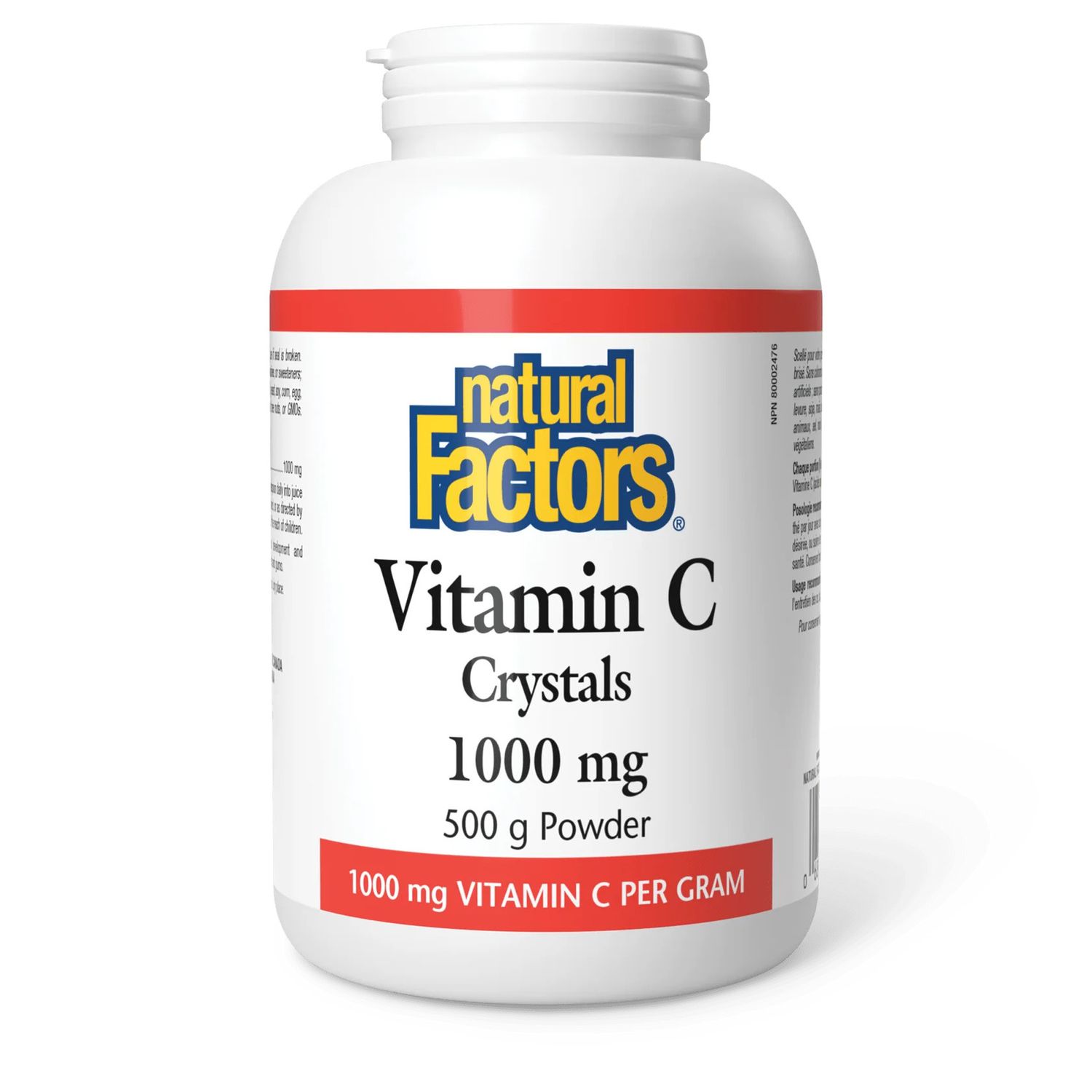 NATURAL FACTORS VITAMIN C CRYSTALS 1000MG POWDER 1 KG