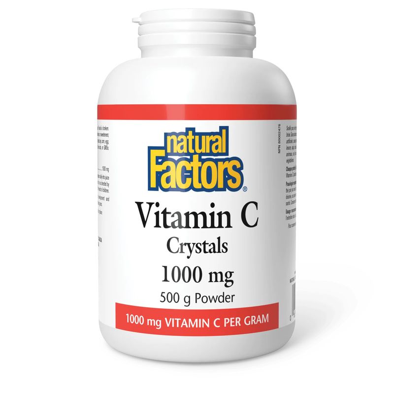 NATURAL FACTORS VITAMIN C CRYSTALS 1000MG POWDER 1 KG
