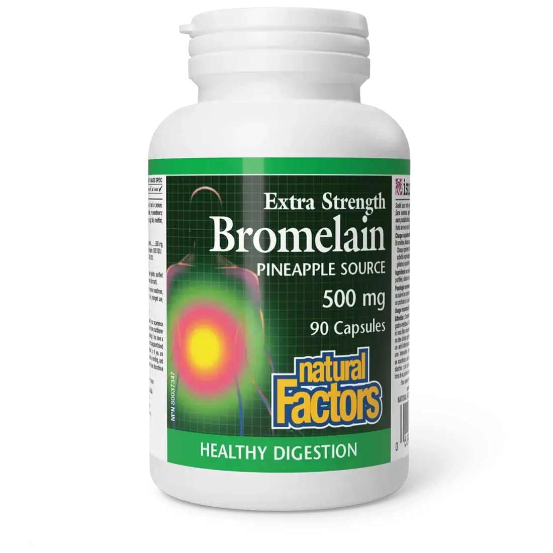 NATURAL FACTORS BROMELAIN EXTRA STRENGTH 500MG 90 CAPS