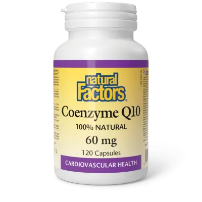 NATURAL FACTORS COQ10 60MG 120 GELATIN CAPS