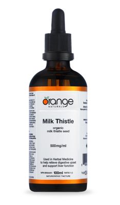 ORANGE MILK THISTLE TINCTURE 100ML