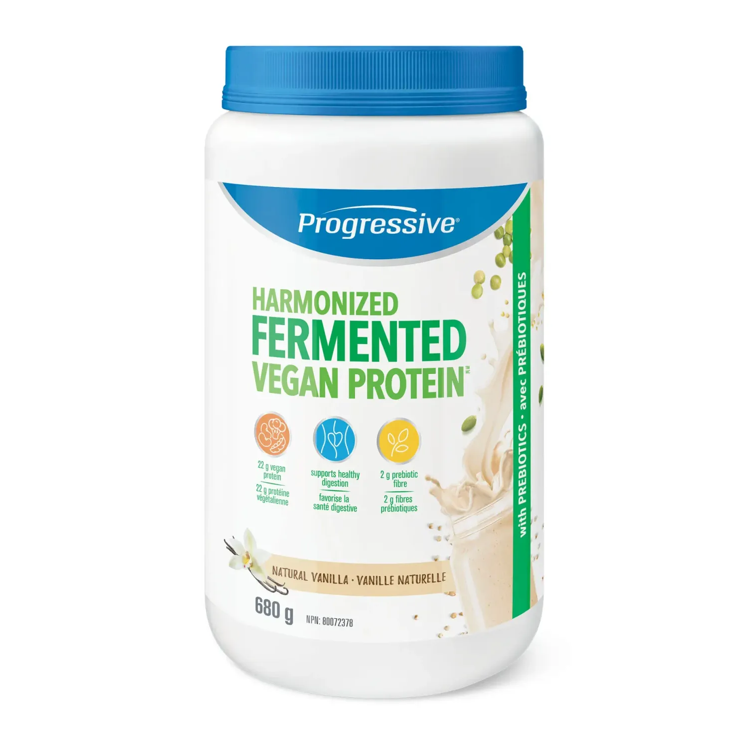 PROGRESSIVE FERMENTED VEGAN VANILLA PROTEIN 680G