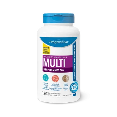PROGRESSIVE MULTI FOR MEN 50+ 120 VEGICAPS