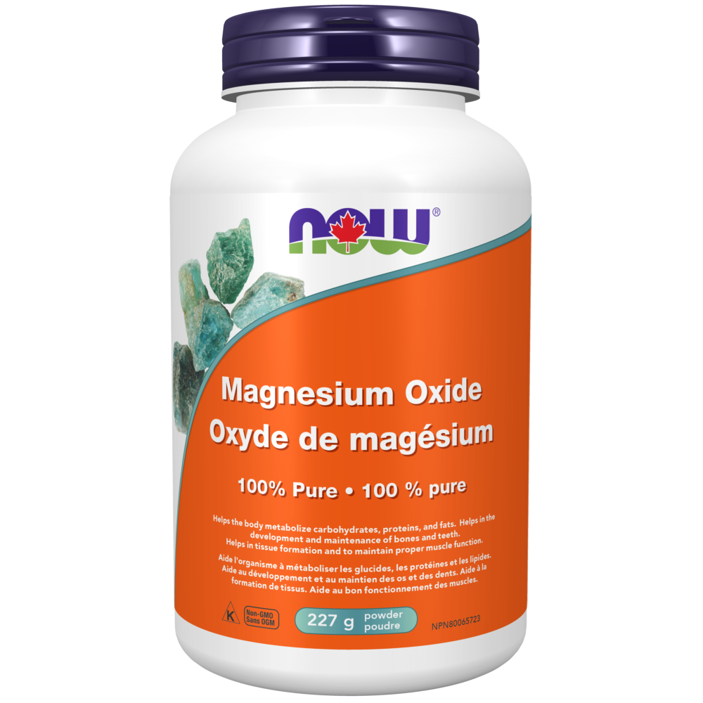 NOW MAGNESIUM OXIDE POWDER 8OZ