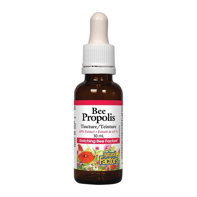 NATURAL FACTORS BEE PROPOLIS TINCTURE 65% EXTRACT 30ML