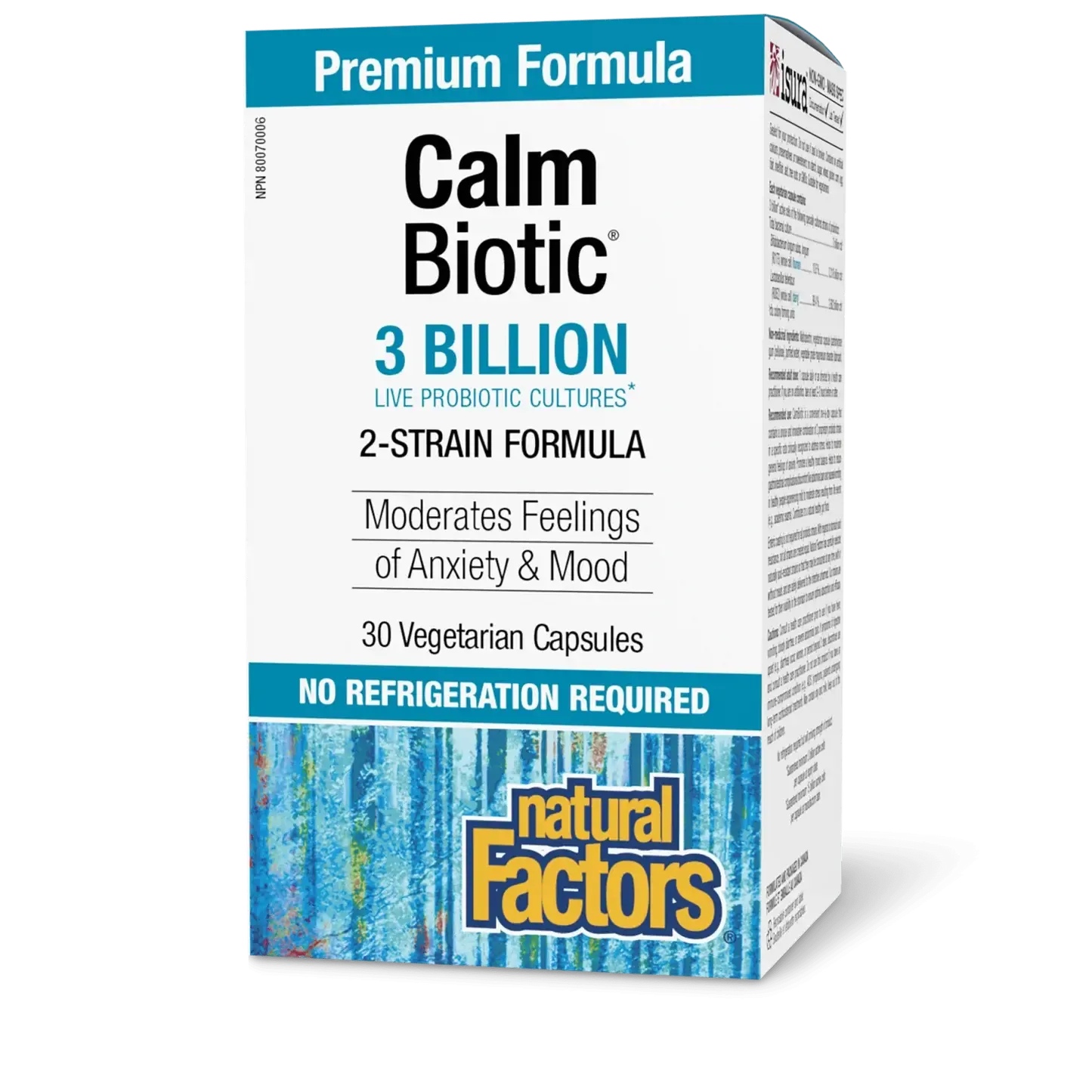 NATURAL FACTORS CALM BIOTIC (3 BILLION) 30 VEGICAPS