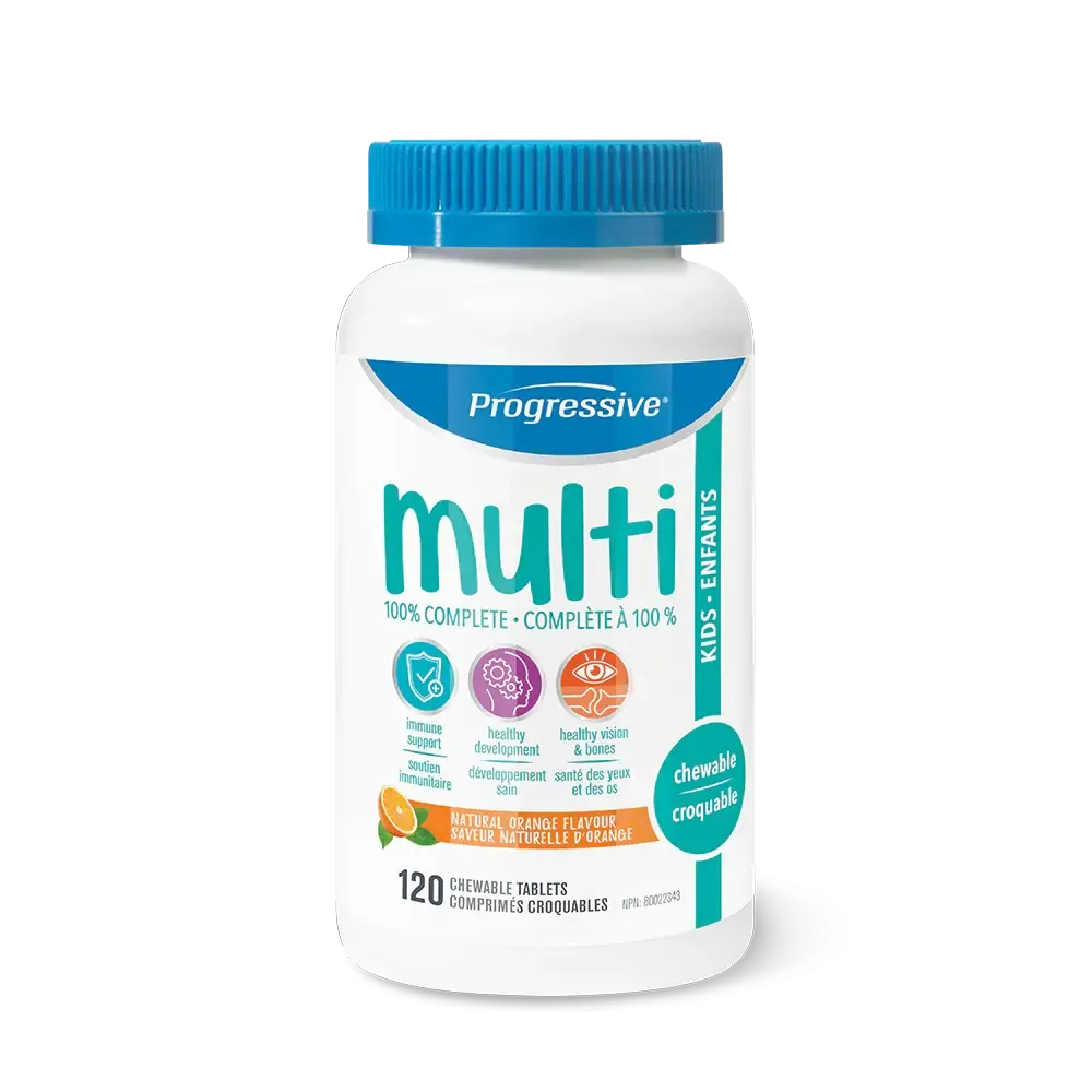 PROGRESSIVE MULTI FOR KIDS 120 CHEWABLES