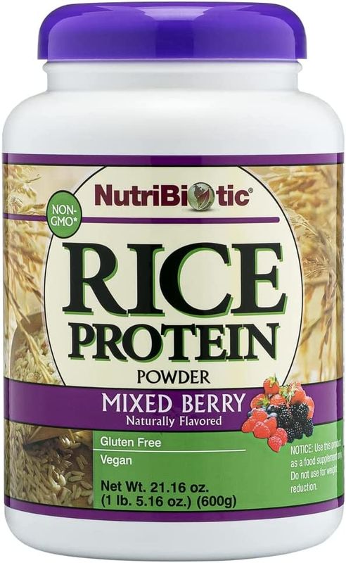NUTRIBIOTIC RICE PROTEIN MIXED BERRY 600G