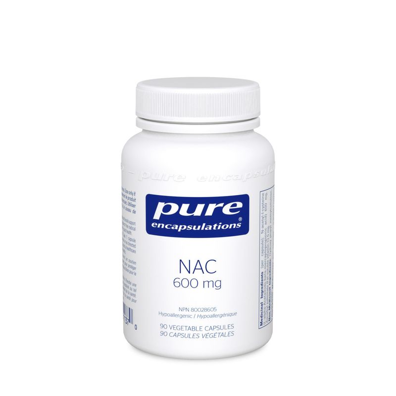 PURE ENCAPSULATIONS NAC 600MG 90 VEGICAPS