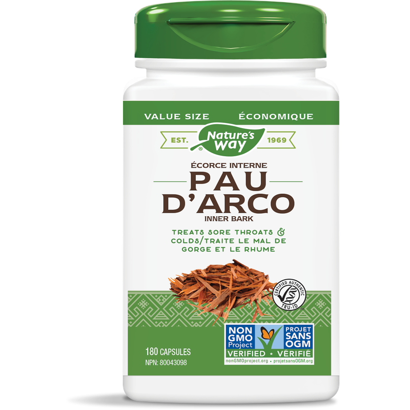 NATURE'S WAY PAU D'ARCO (INNER BARK) 100 CAPS