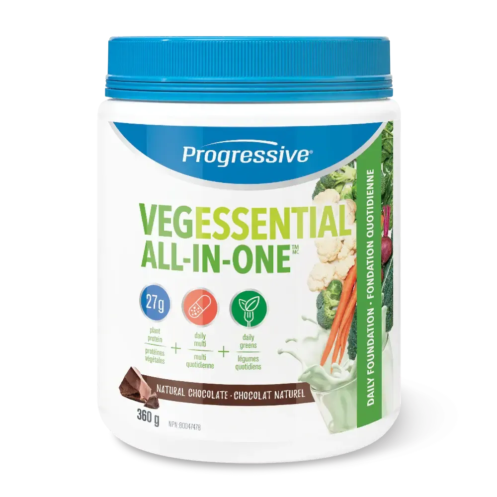 PROGRESSIVE VEG ESSENTIAL ALL IN ONE NATURAL CHOCOLATE 360G