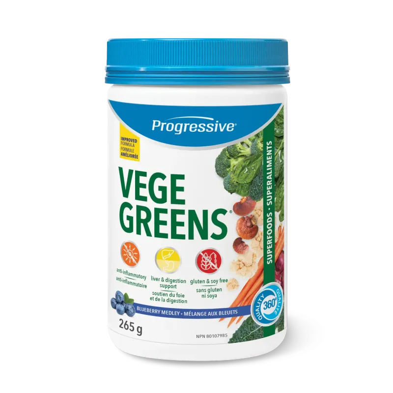 PROGRESSIVE VEGE GREENS BLUEBERRY 265G