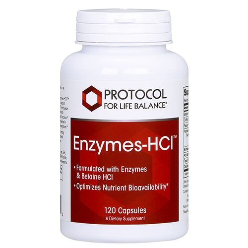 PROTOCOL ENZYMES-HCL 120 CAPS
