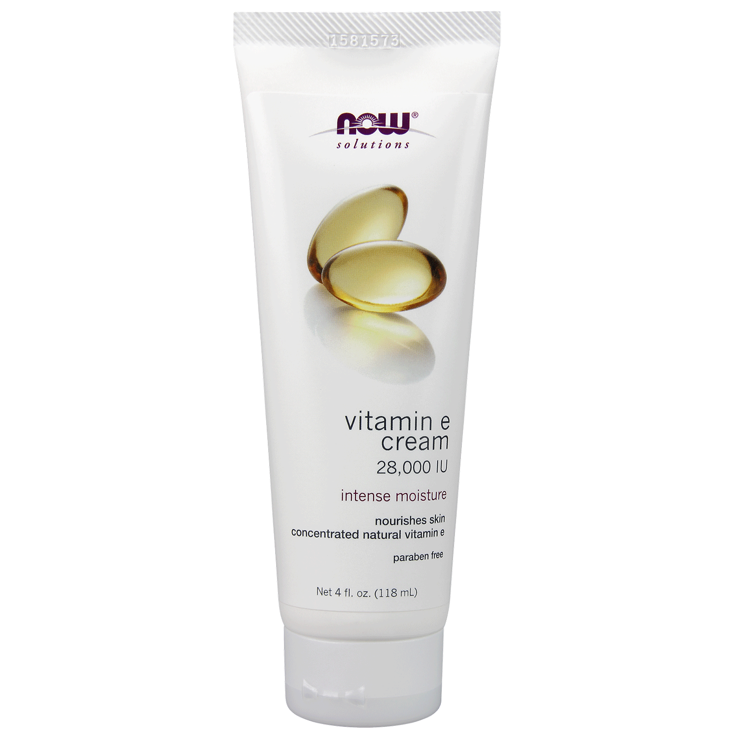 NOW VITAMIN E CREAM 28000 IU, 118ML