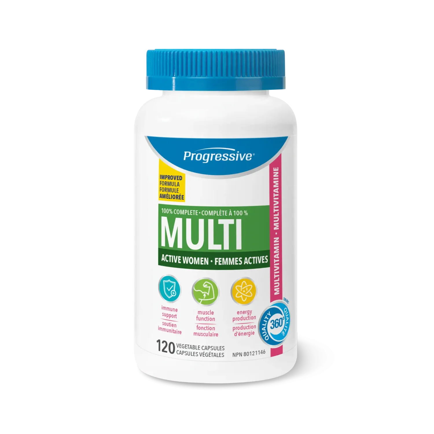 PROGRESSIVE MULTI FOR ACTIVE WOMEN 120 VEGICAPS