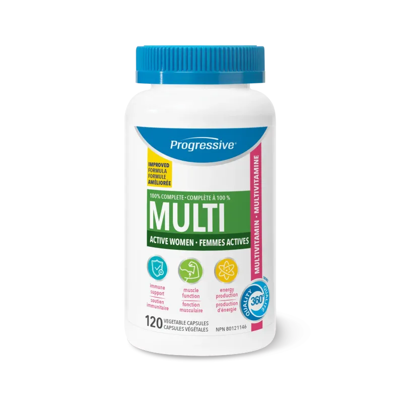 PROGRESSIVE MULTI FOR ACTIVE WOMEN 120 VEGICAPS