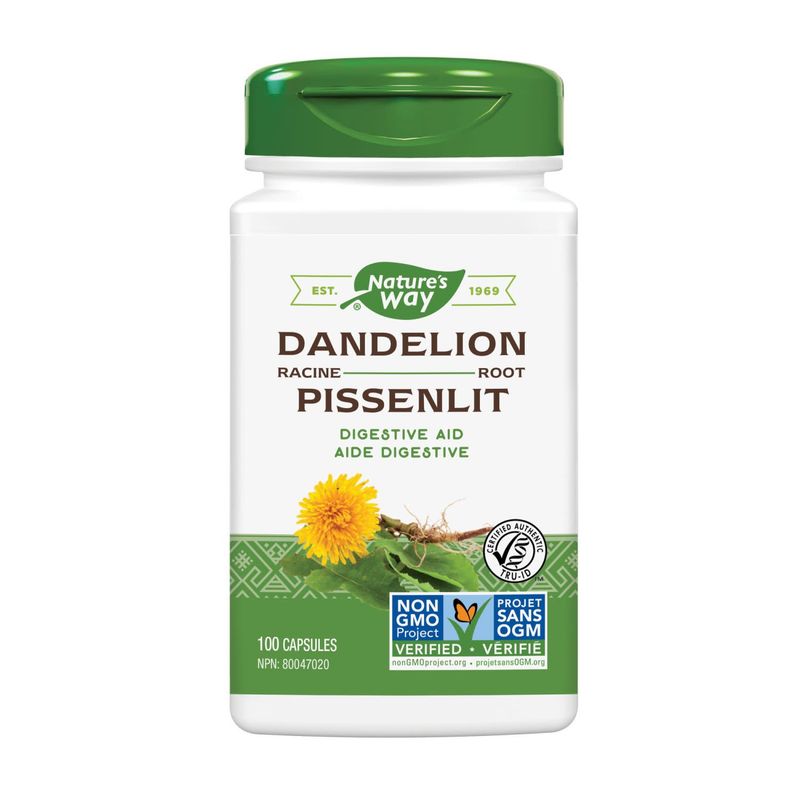 NATURE'S WAY DANDELION ROOT 100 VEGICAPS