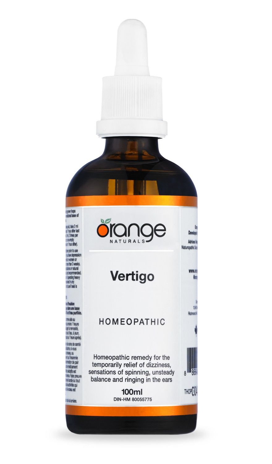 ORANGE VERTIGO HOMEOPATHIC 100ML