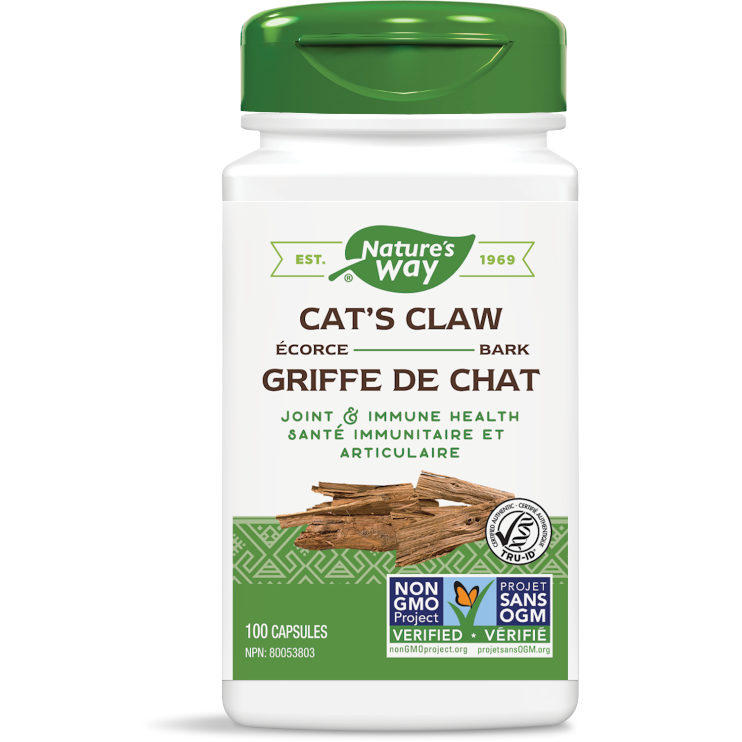 NATURE'S WAY CAT'S CLAW (485MG) 100 VEGICAPS