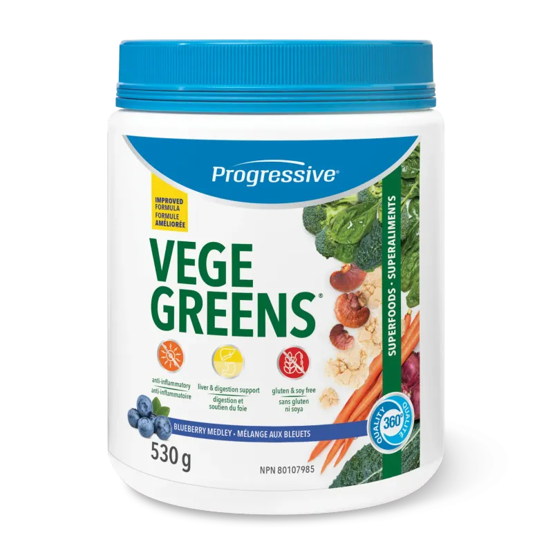 PROGRESSIVE VEGE GREENS BLUEBERRY 530G